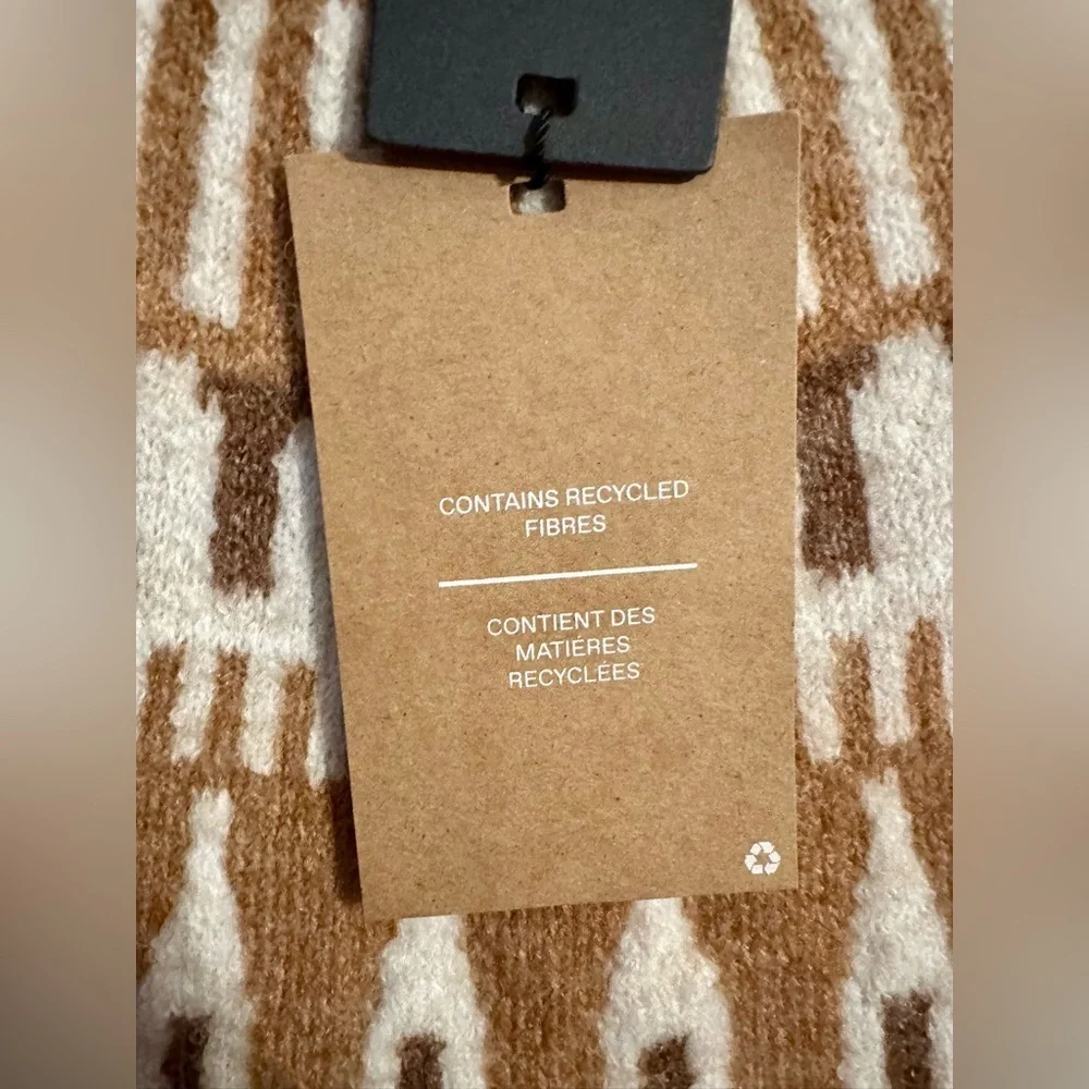 NWT Nordstrom Vero Moda Simone High Neck Nordic Sweater Blouse - Small - Picture 5 of 5